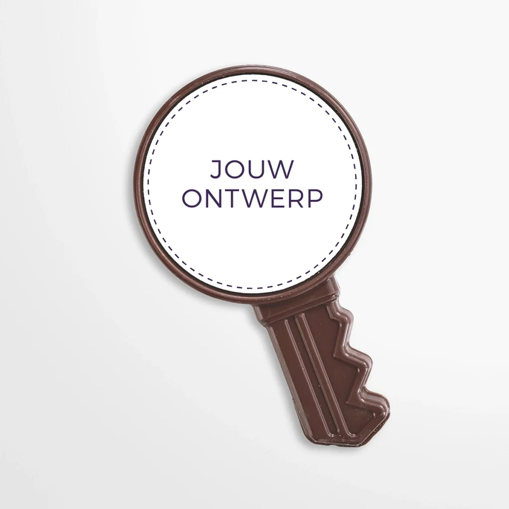 Chocolade sleutel | eigen ontwerp