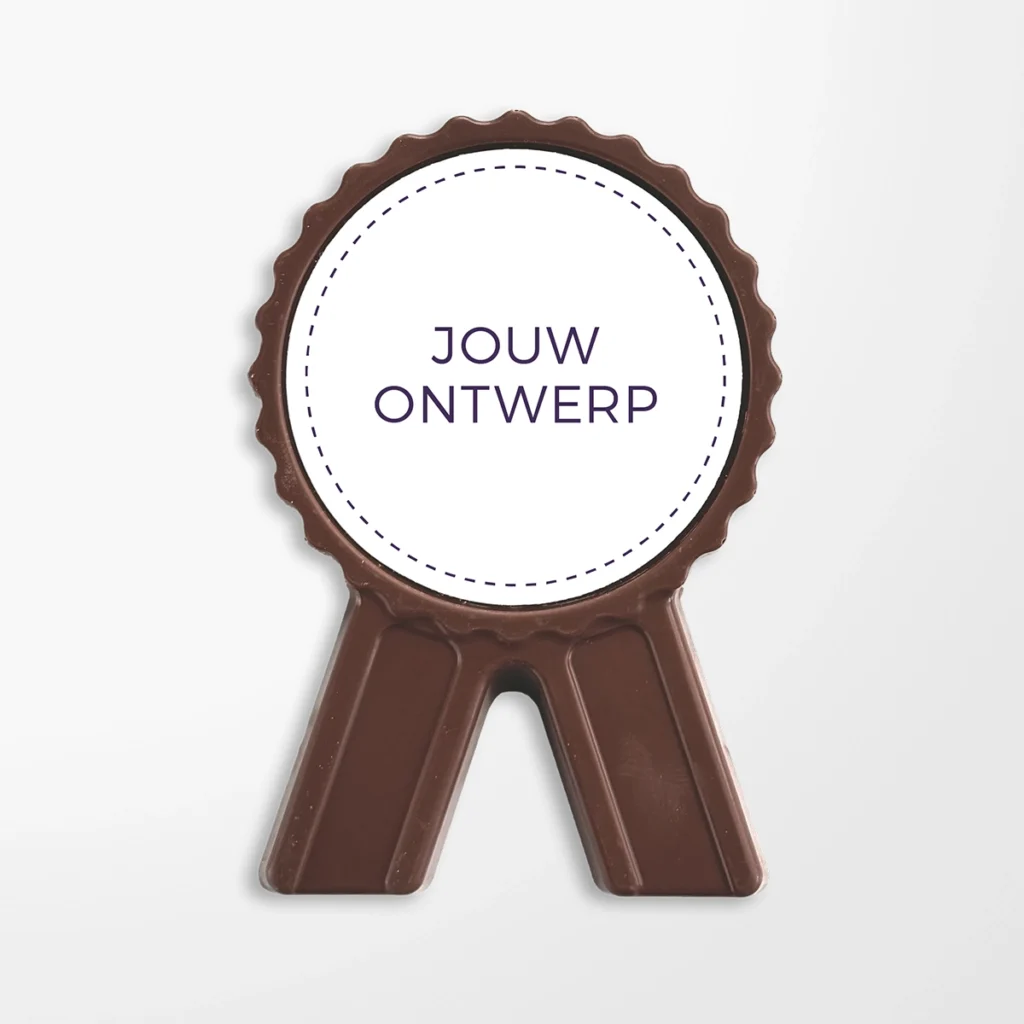 Chocolade medaille | eigen ontwerp