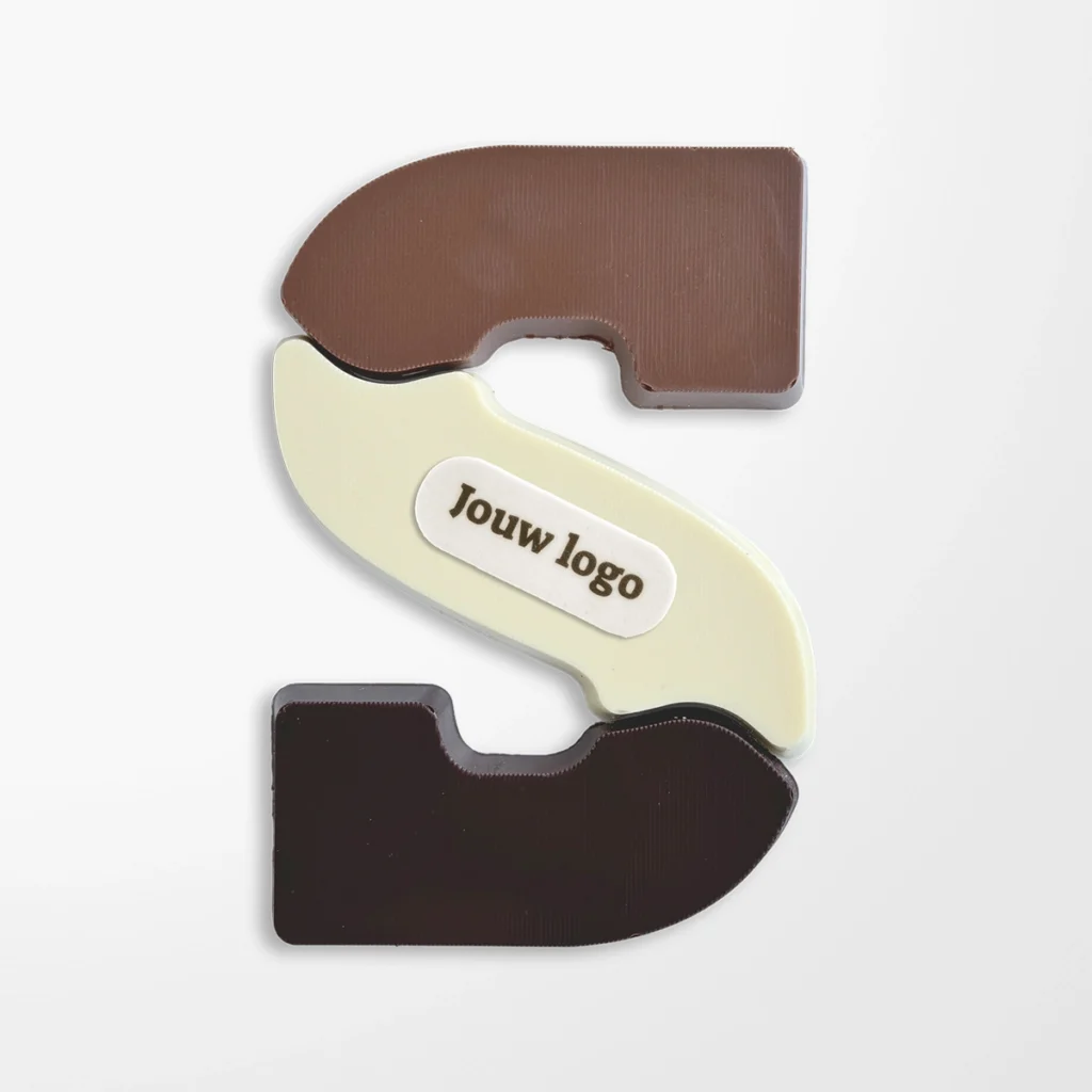 Luxe chocoladeletter | drie smaken | eigen ontwerp