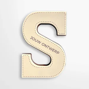 Chocoladeletter S | eigen ontwerp | melk | 200g