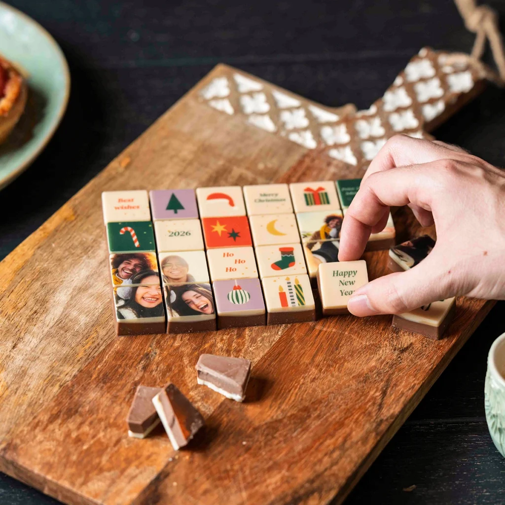 Chocolade blokjes | 24 | kerstmis