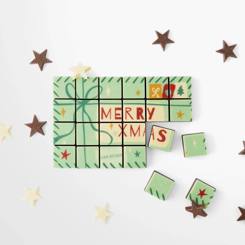 Chocolade blokjes | 24 | kerstmis