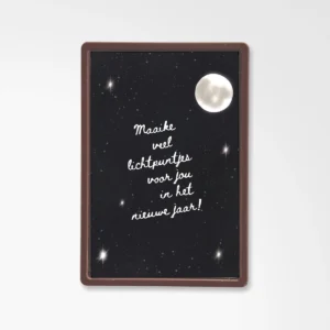 Chocolade wenskaart | Lichtpuntjes