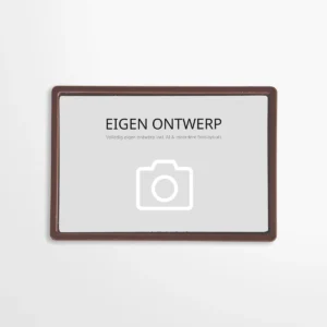Chocolade wenskaart | liggend | eigen ontwerp