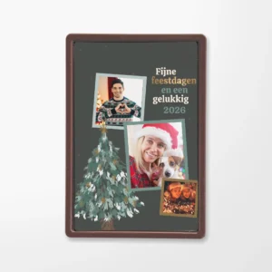 Chocolade wenskaart | Fijne feestdagen