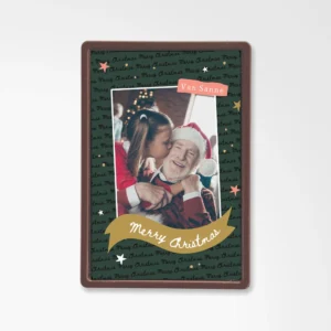 Chocolade wenskaart | Merry Christmas