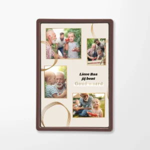 Chocolade wenskaart | Jij bent goud waard