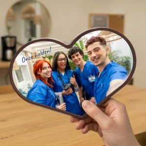 Chocolade hart | melk | Dag voor de zorg